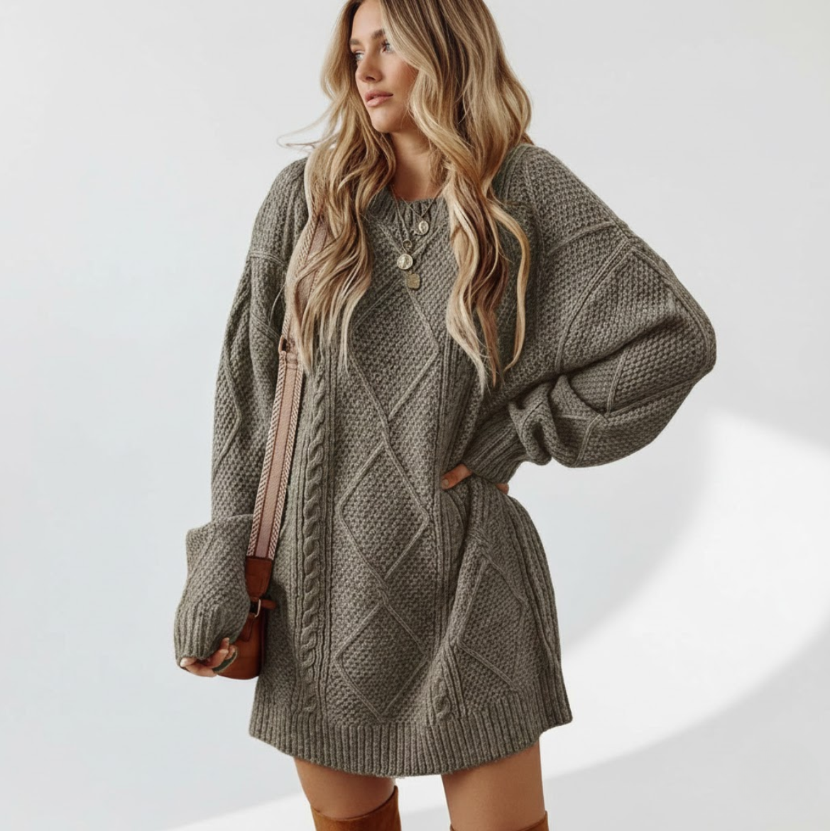 Elegant Comfortable Knit Dress