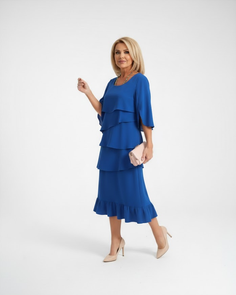 Elegant Feminine Comfortable Midi Dress