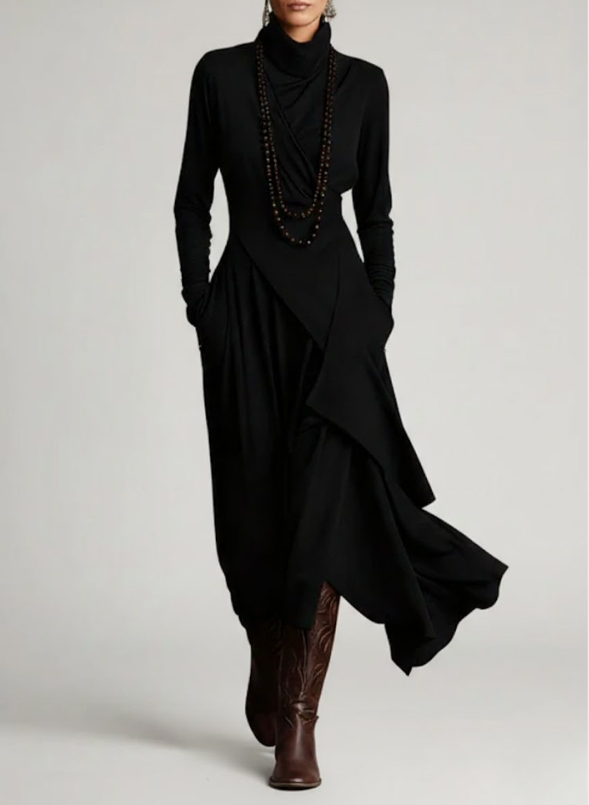 Flowy Asymmetric Dress for Every Occasion