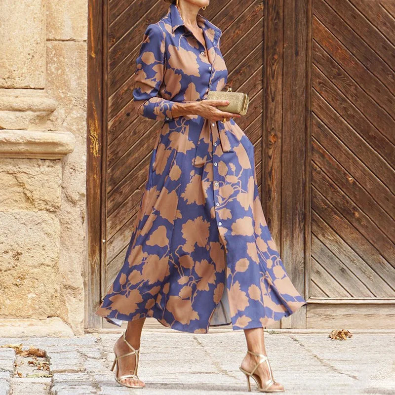Elegant V Neckline Dress for Women