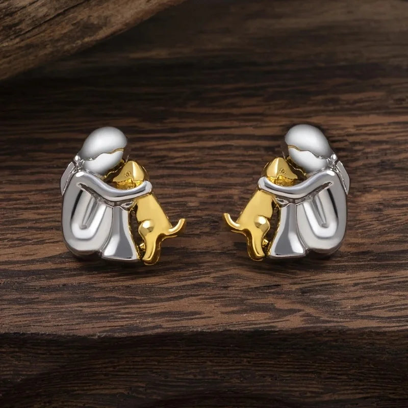 Dog Icon Earrings