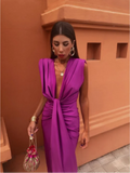 Elegant Pleated Dress