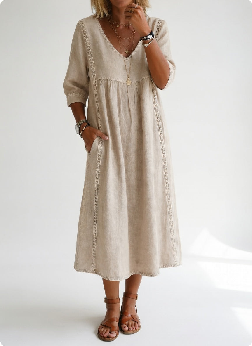 Casual Flowy Elegant Midi Dress