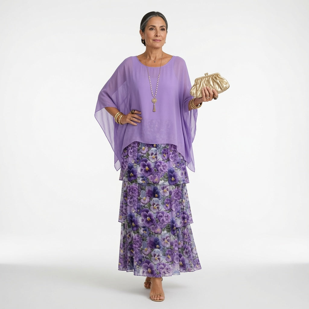 Bohemian Ruffle Dress Timeless Elegance