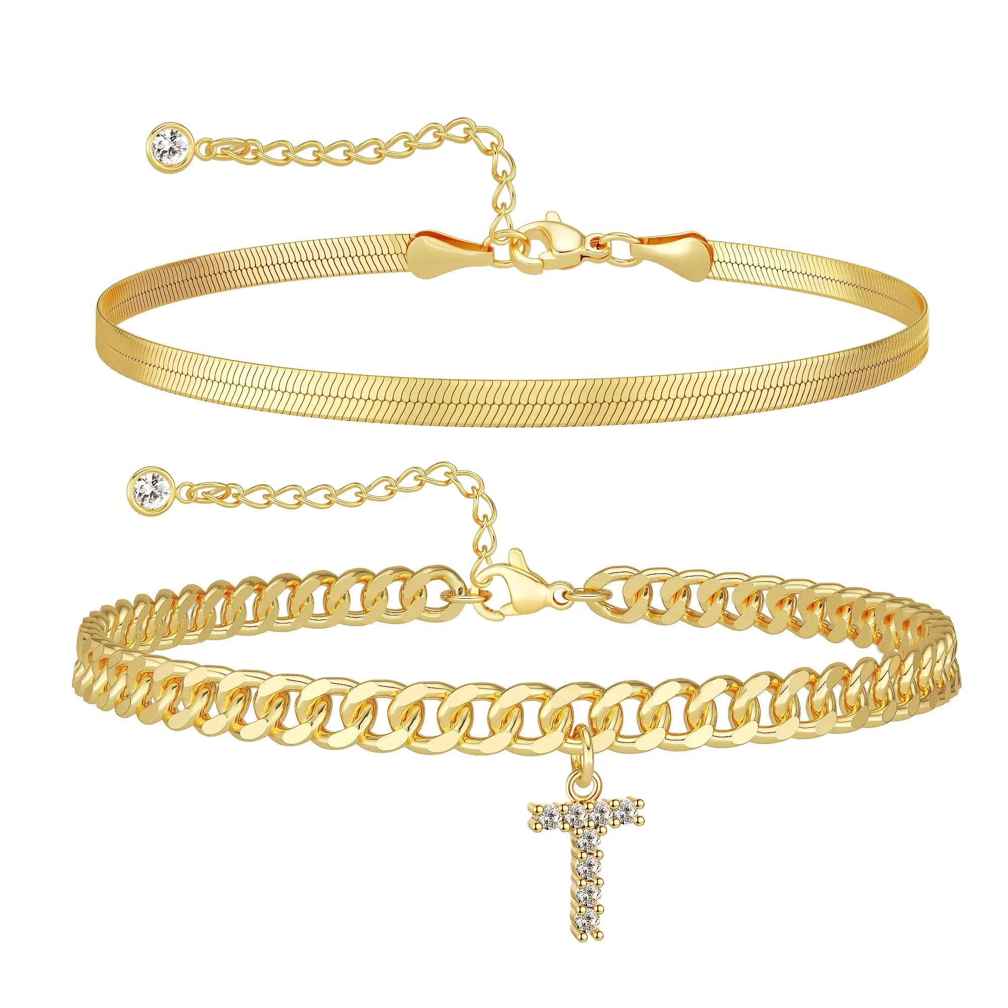 Personalized Initial Anklet