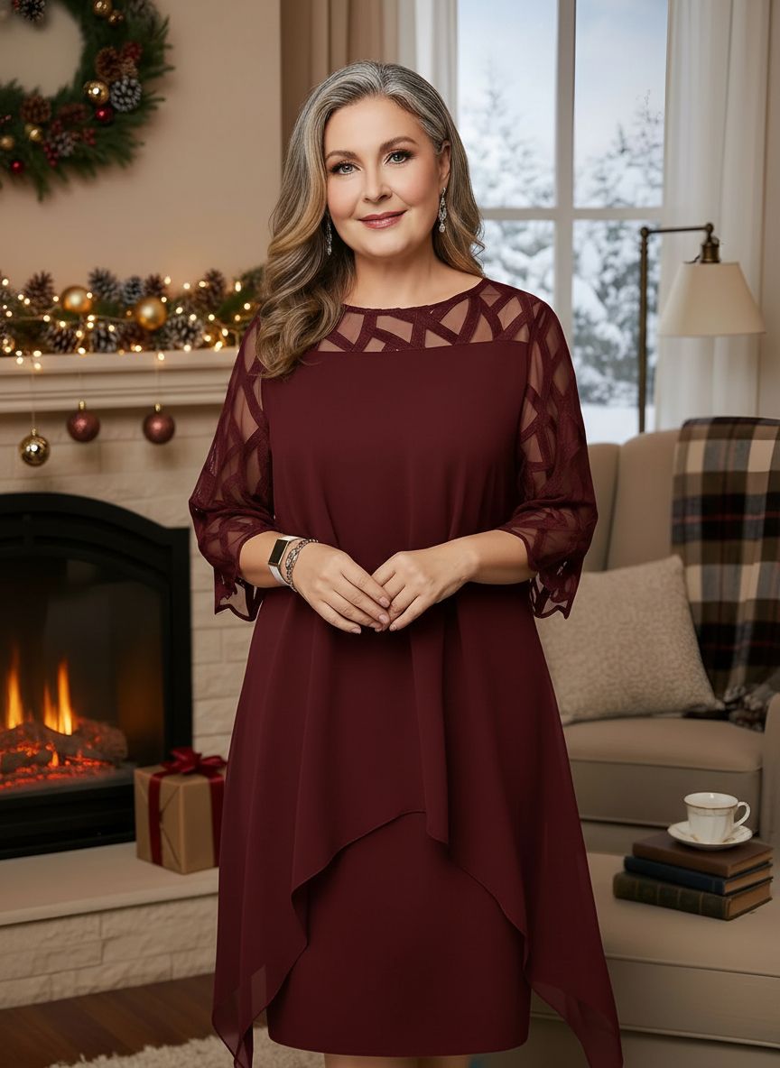 Elegant Lace Dress Everyday Comfort