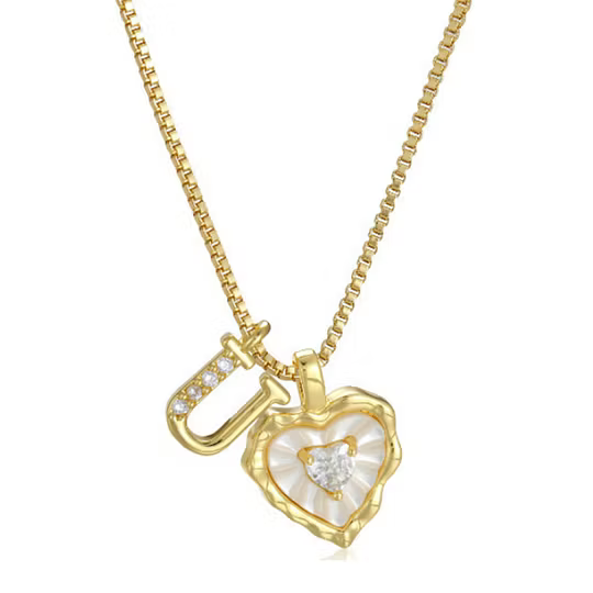 Personalized Heart Necklace Eternal Elegance