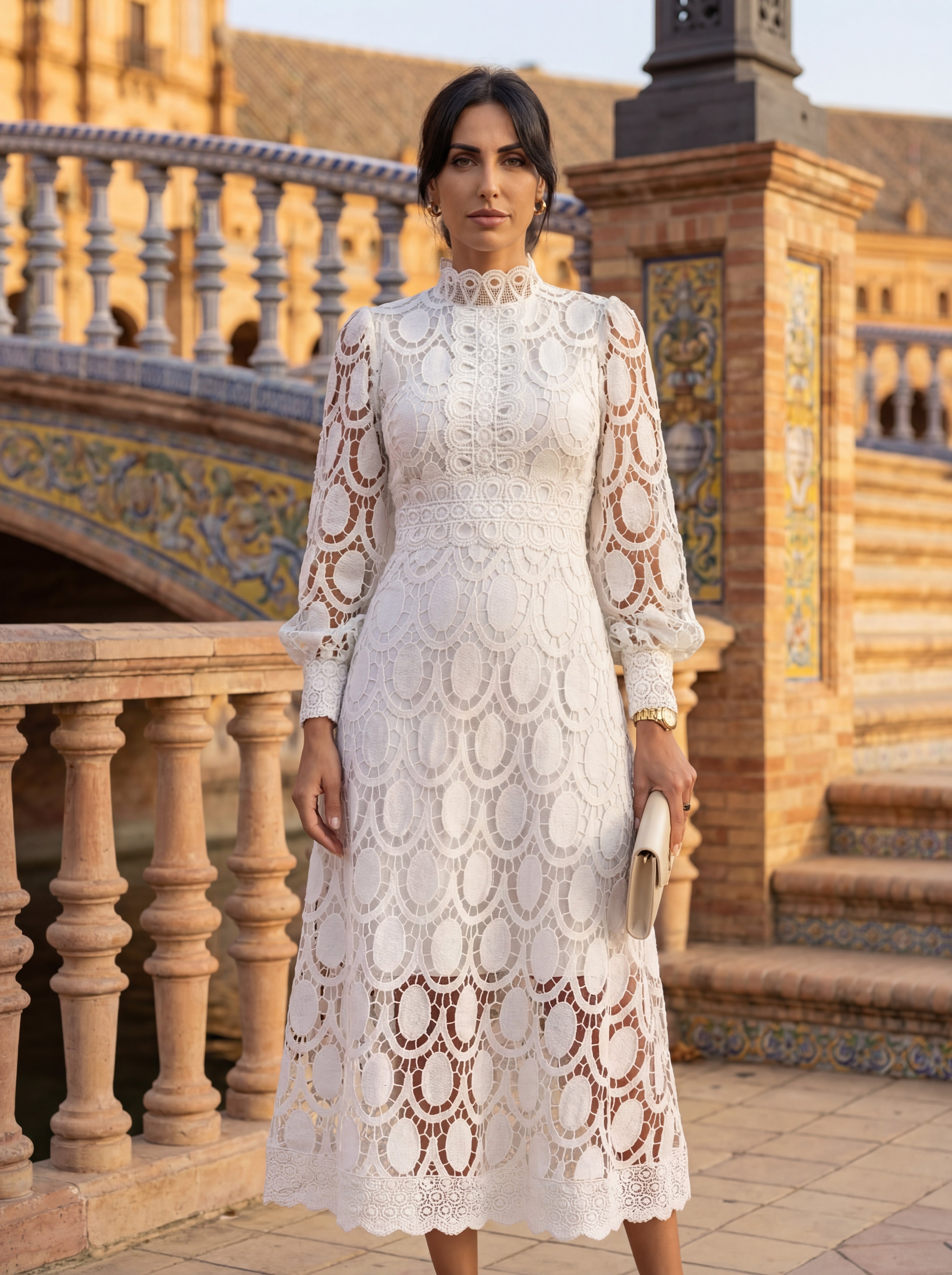 Romantic Silk Dress Modern Refinement