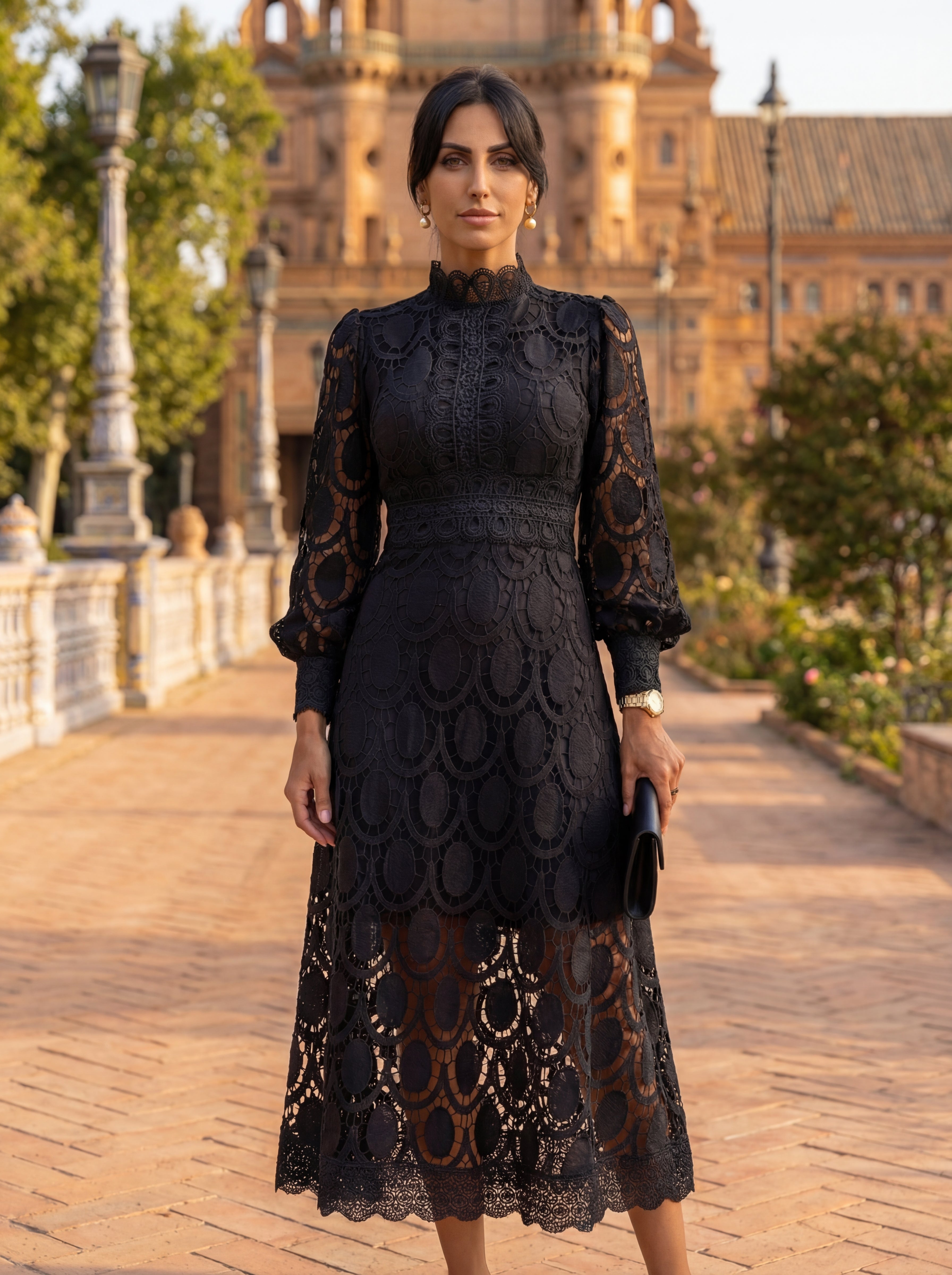 Romantic Silk Dress Modern Refinement