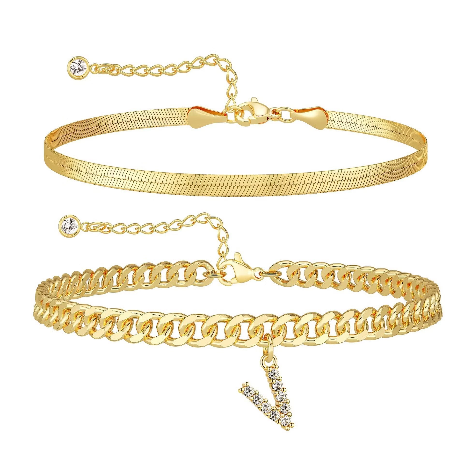 Personalized Initial Anklet