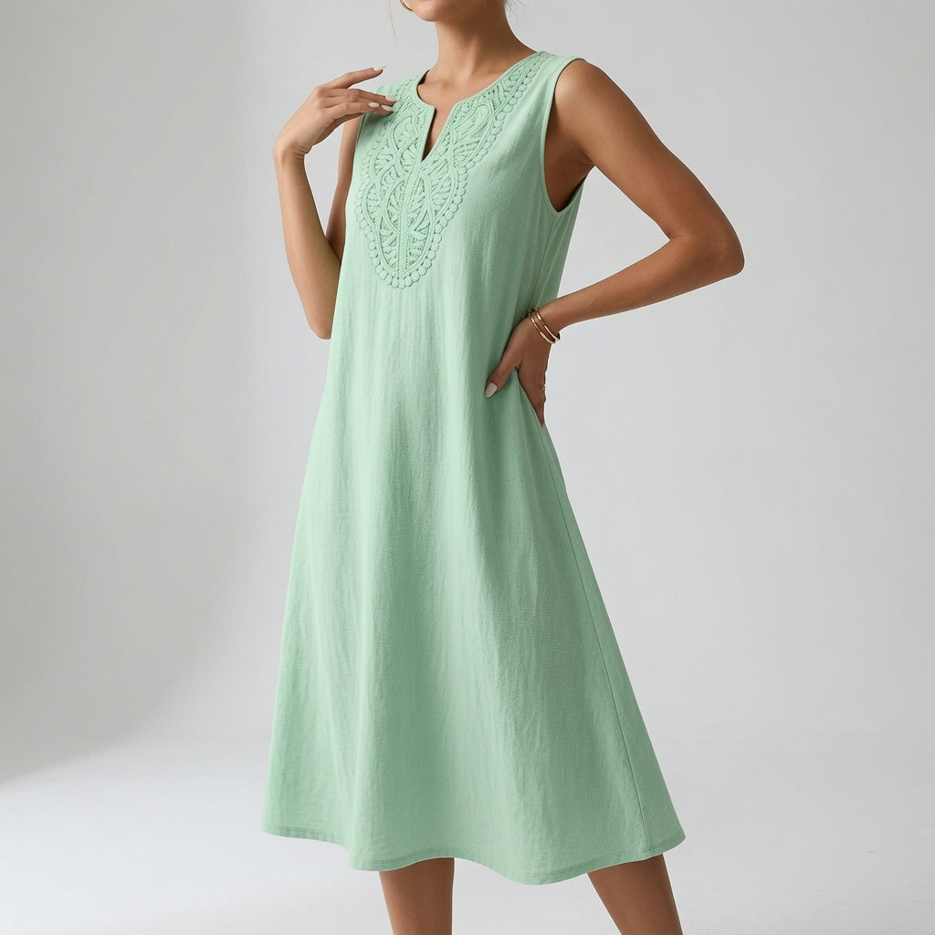 Flowy Bohemian Dress Summer Elegance