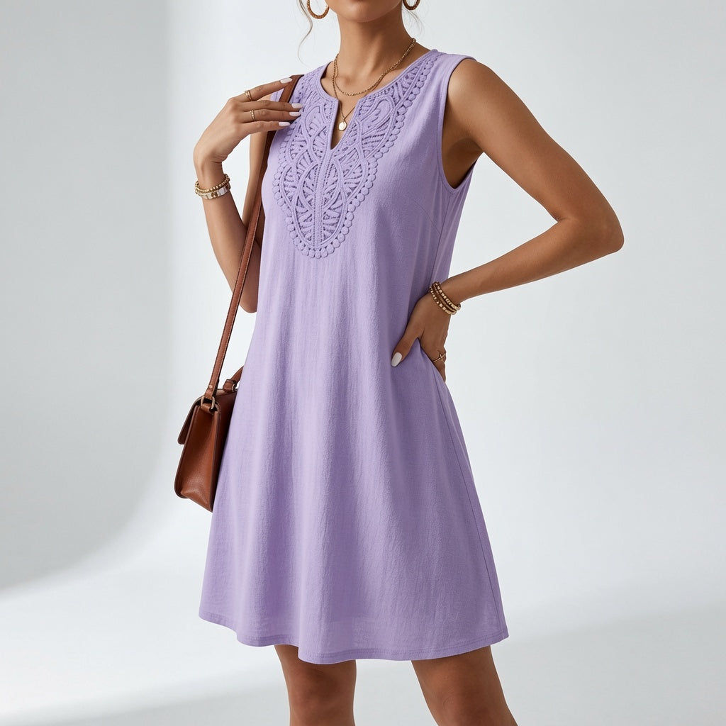Flowy Bohemian Dress Summer Elegance