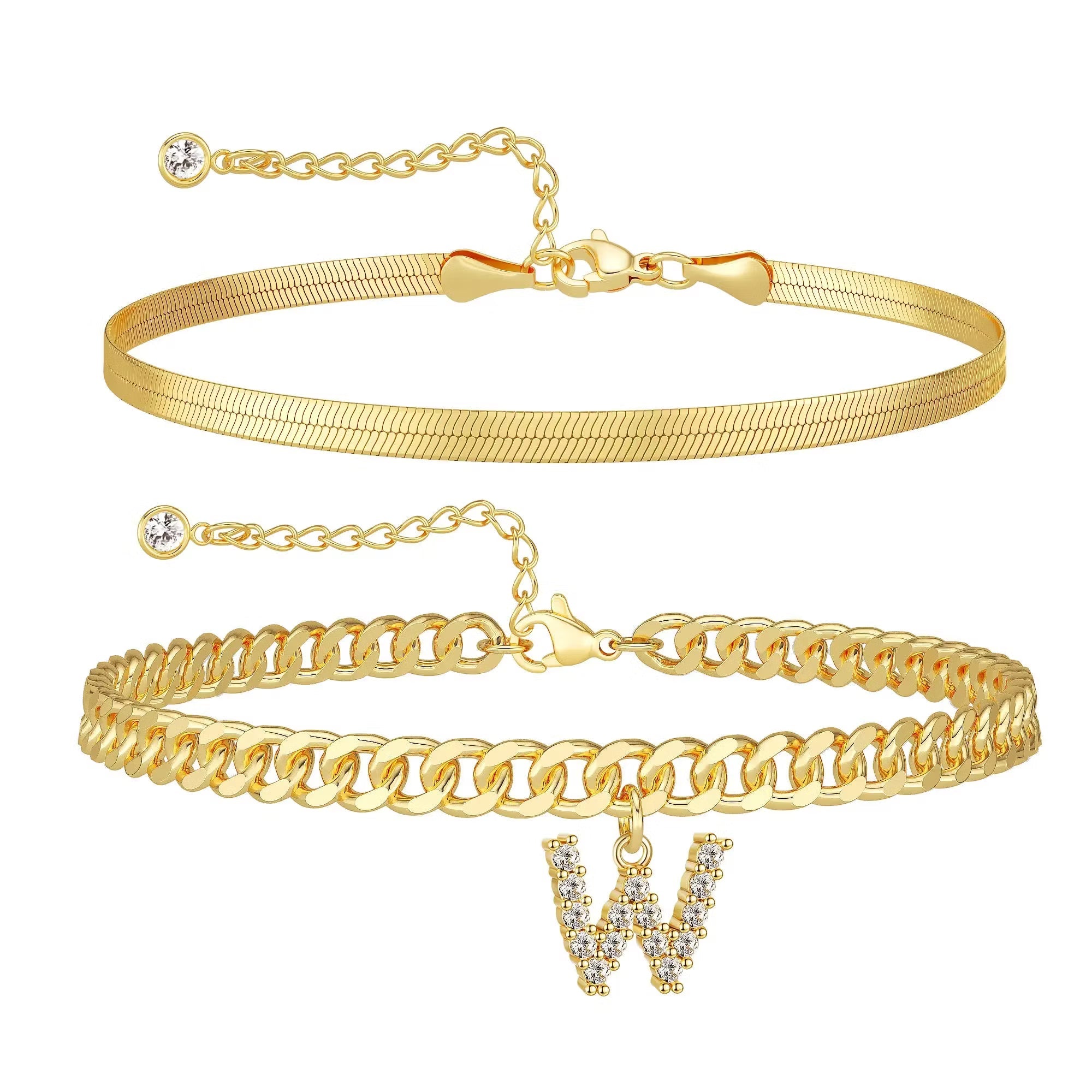 Personalized Initial Anklet