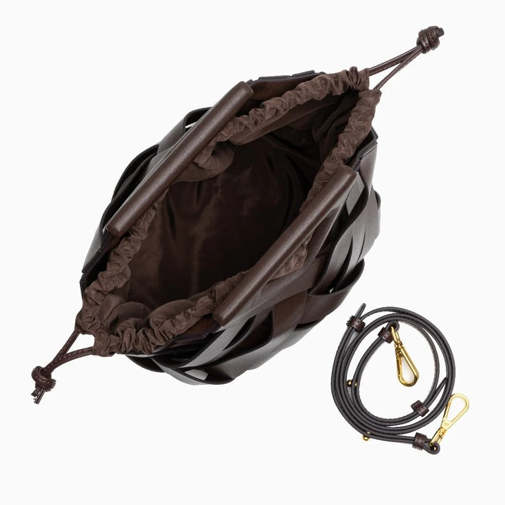 Elegant Woven Soft Leather Bag