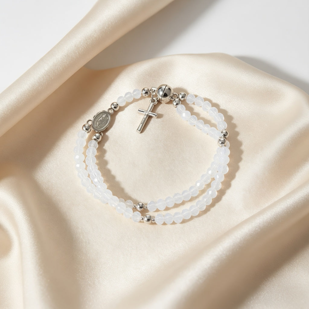 Gold Beaded Charm Bracelet Feminine Delicacy