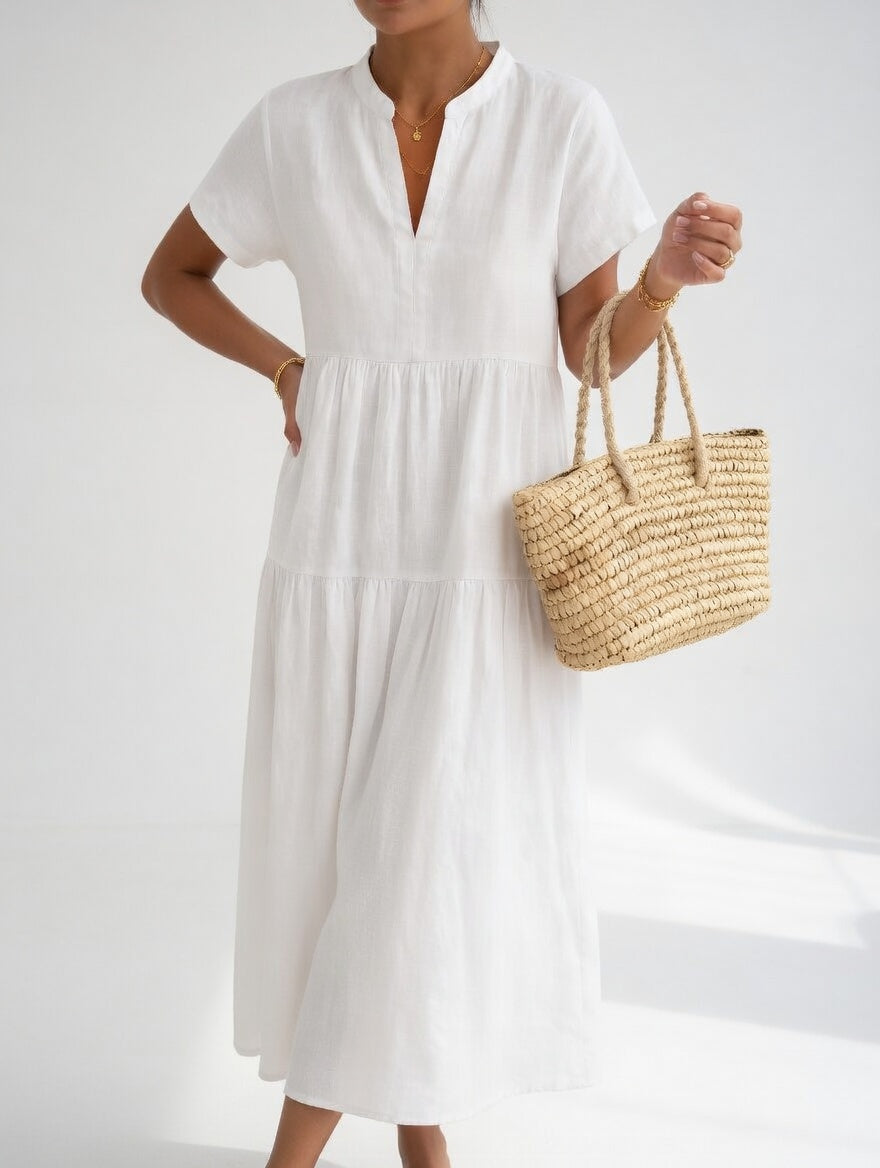 Elegant Flowy Summer Maxi Dress