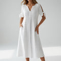 Embroidered Bohemian Dress Summer Elegance