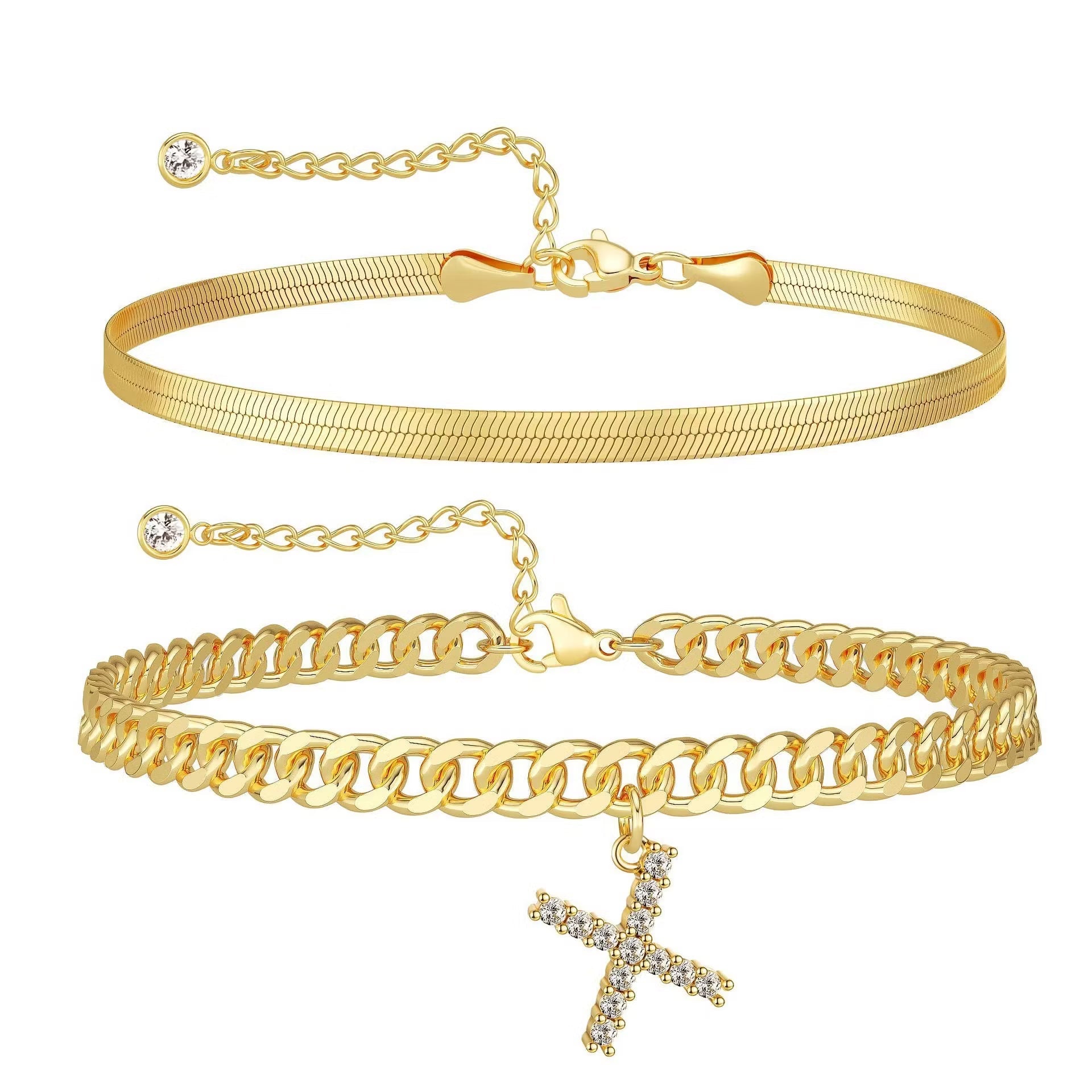 Personalized Initial Anklet