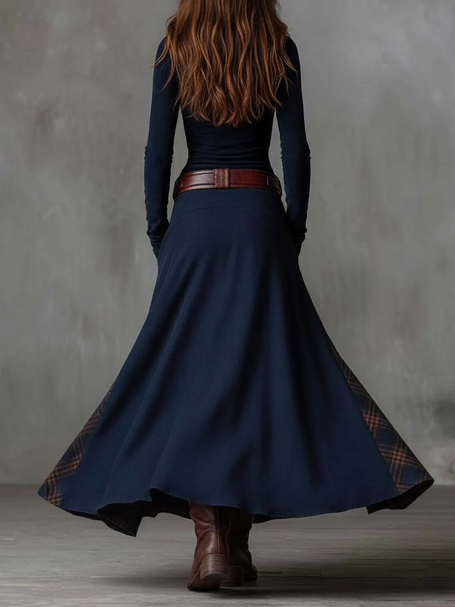 Soft Modern Vintage Maxi Dress