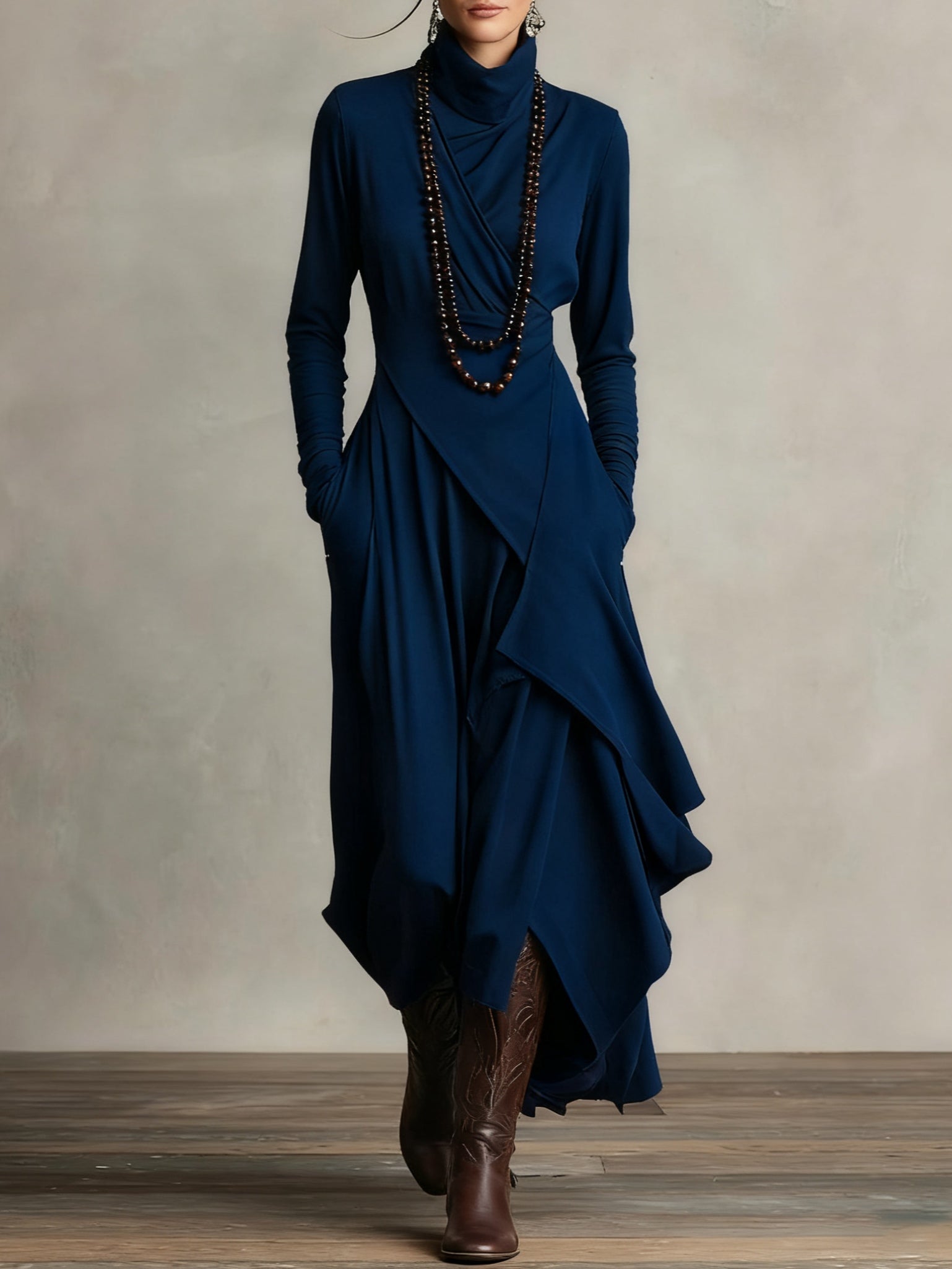 Refined Bohemian Flowy Maxi Dress