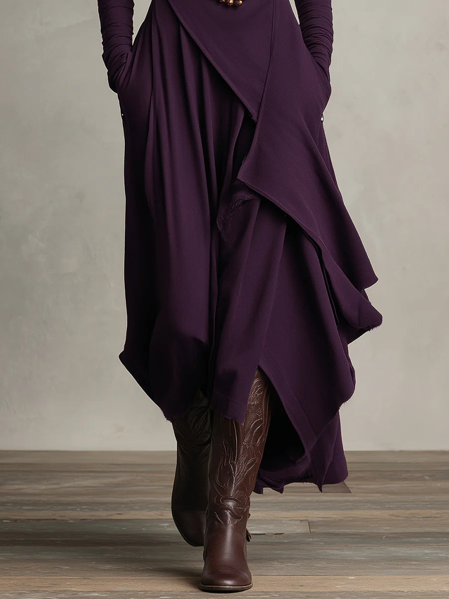 Refined Bohemian Flowy Maxi Dress