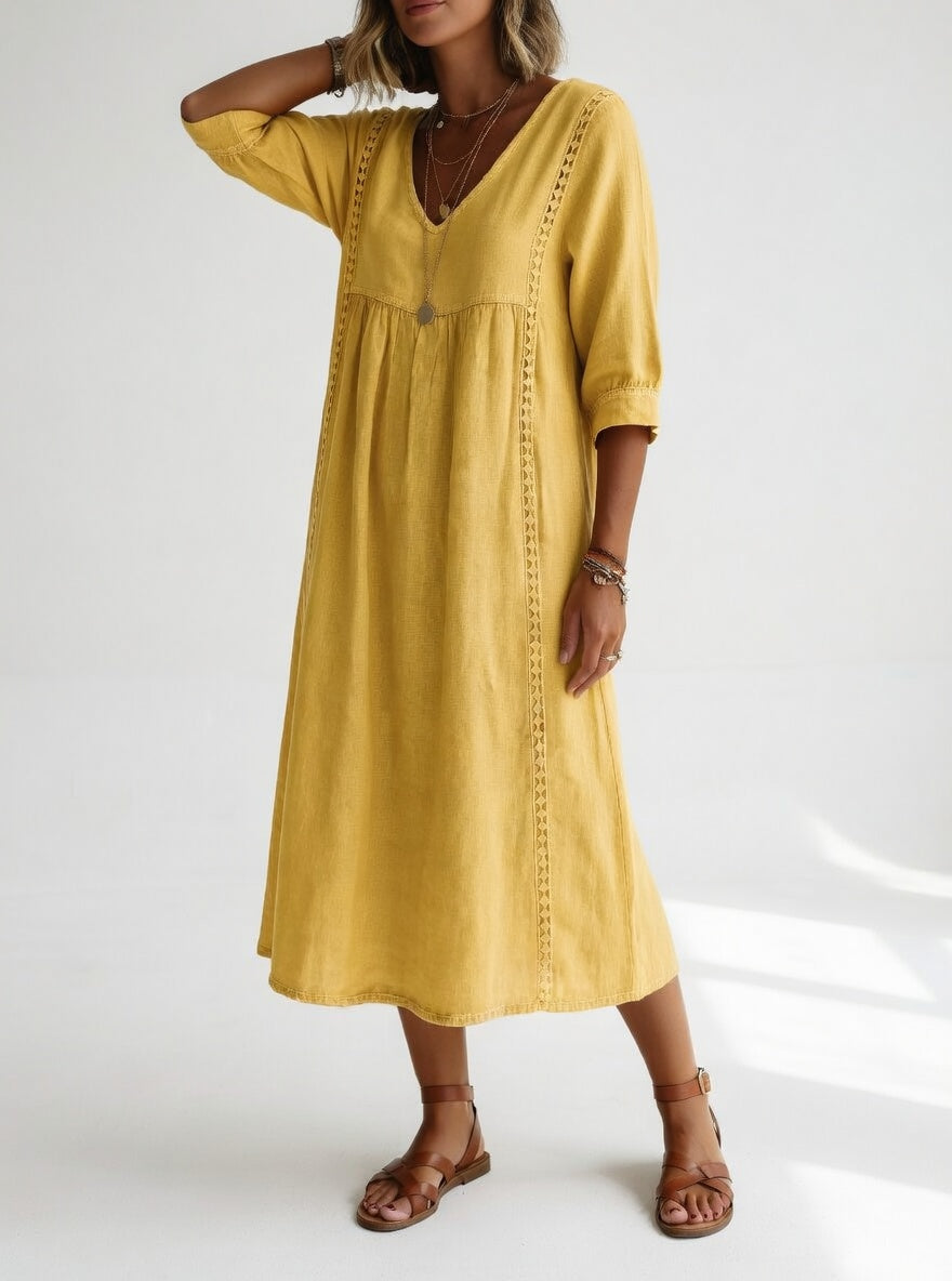 Casual Flowy Elegant Midi Dress