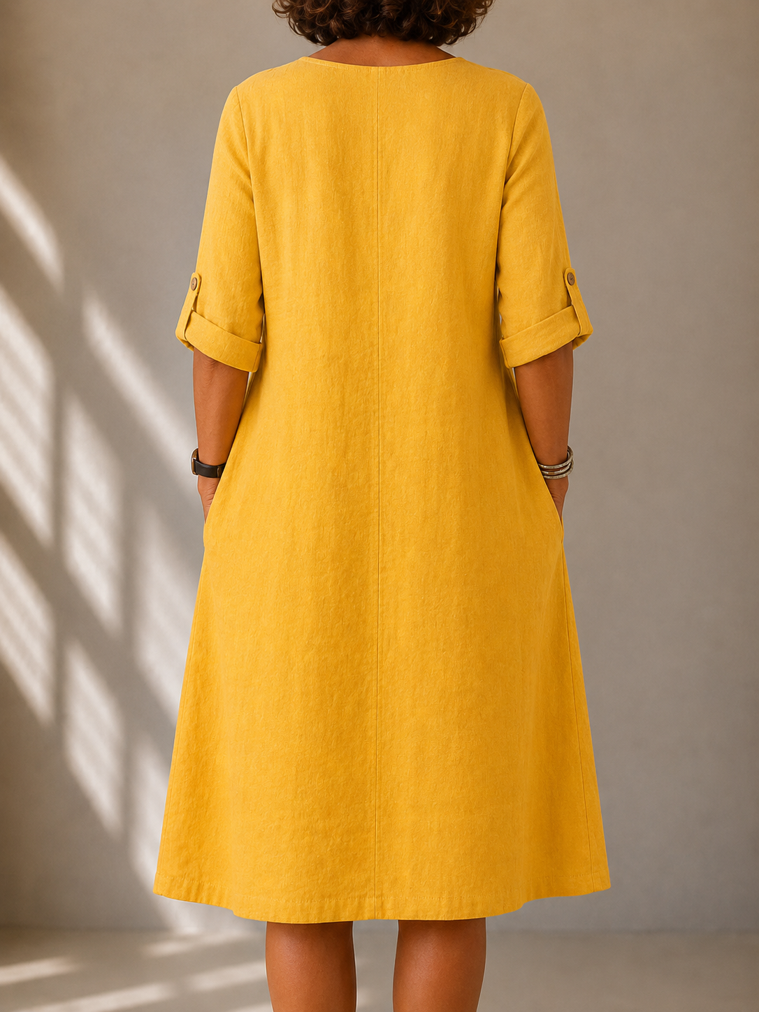 Flowy Long Sleeve Dress