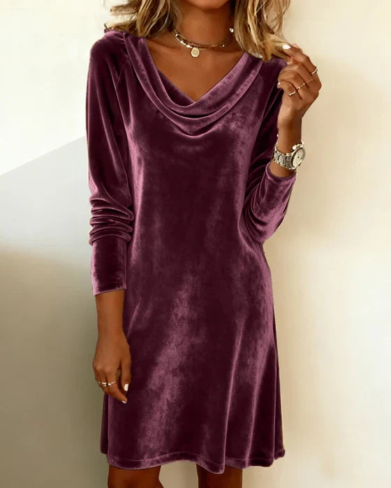 Modern Chic Hooded Dress Everyday Comfort