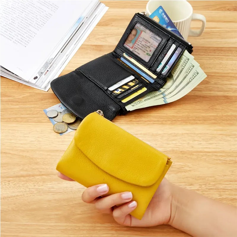 Elegant Leather Wallet Practical Organization