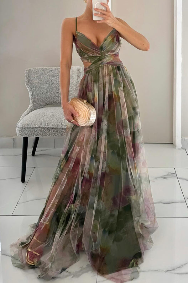 Flowing Romantic Evening Dress