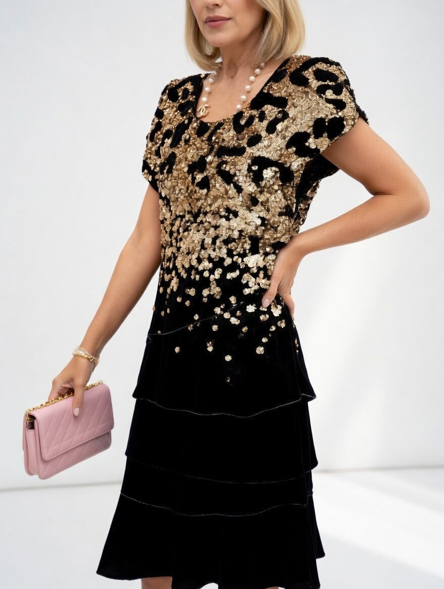 Elegant Light Floral Summer Dress