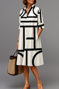 Elegant Midi Dress - Annette