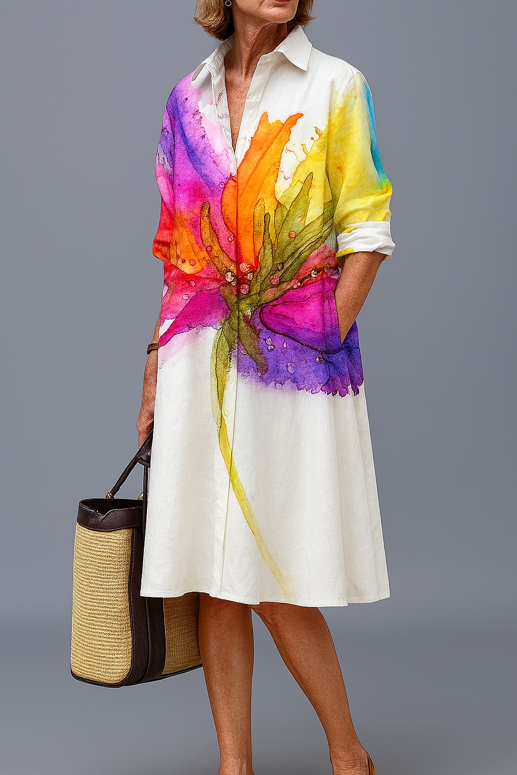 Elegant Midi Dress - Bridget