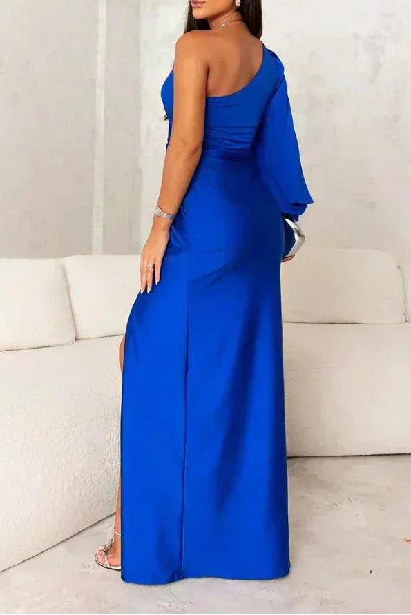 One Shoulder Evening Dress