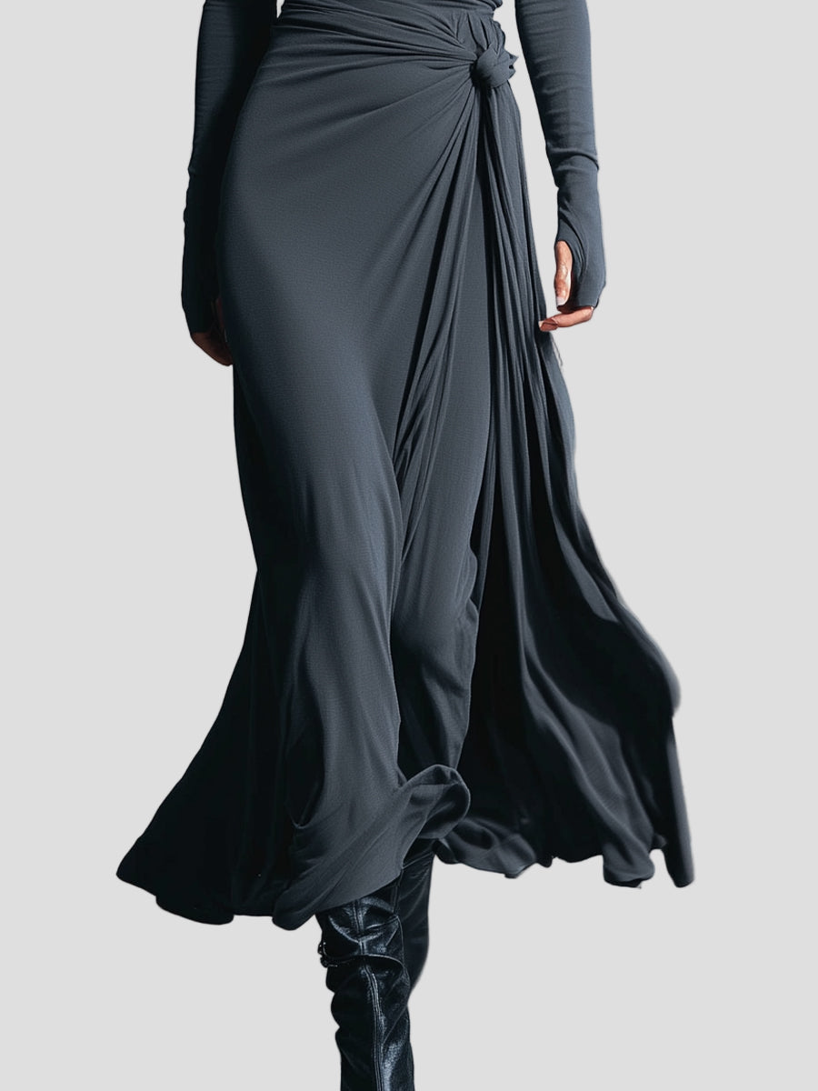 Flowy Dress Flattering Silhouette Elegance
