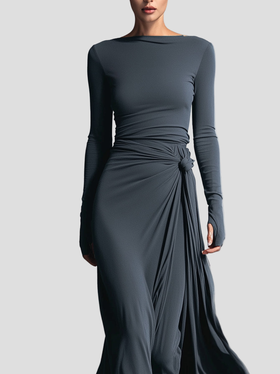 Flowy Dress Flattering Silhouette Elegance