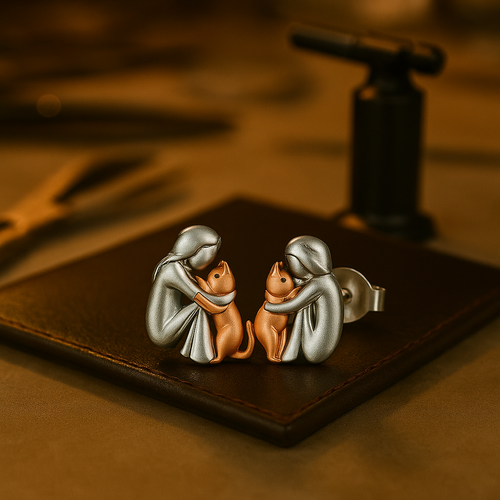 Cat Icon Earrings
