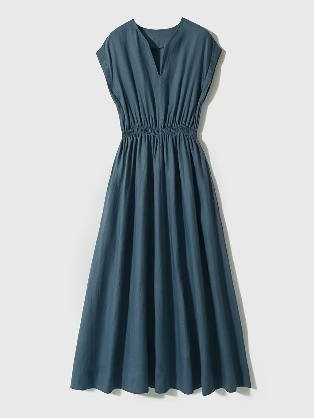 Flowy Elegant Linen Blend Dress