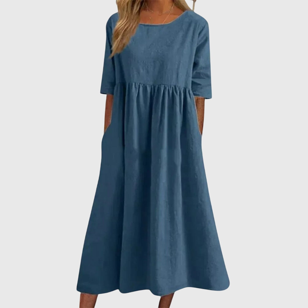Flowy Short Sleeve Dress for Every Occasion