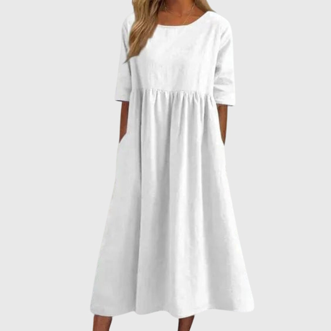 Flowy Short Sleeve Dress for Every Occasion