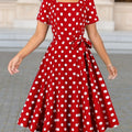 Elegant Comfortable Timeless Polka Dot Dress