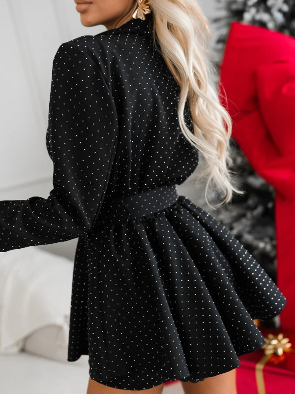 Belted Dress Elegant Everyday Comfort