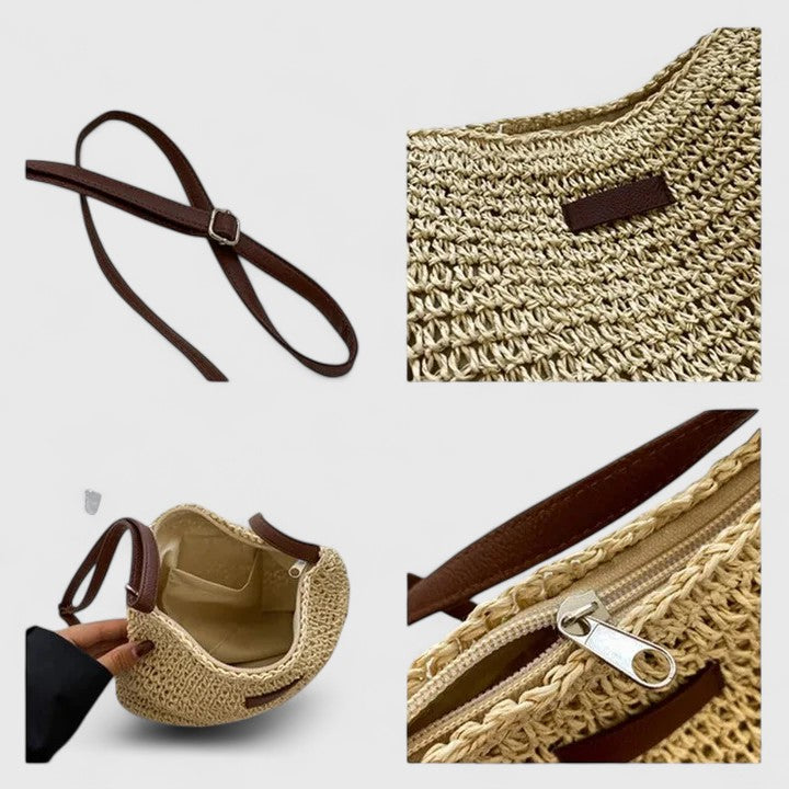 Natural Woven Bag Elegant Everyday