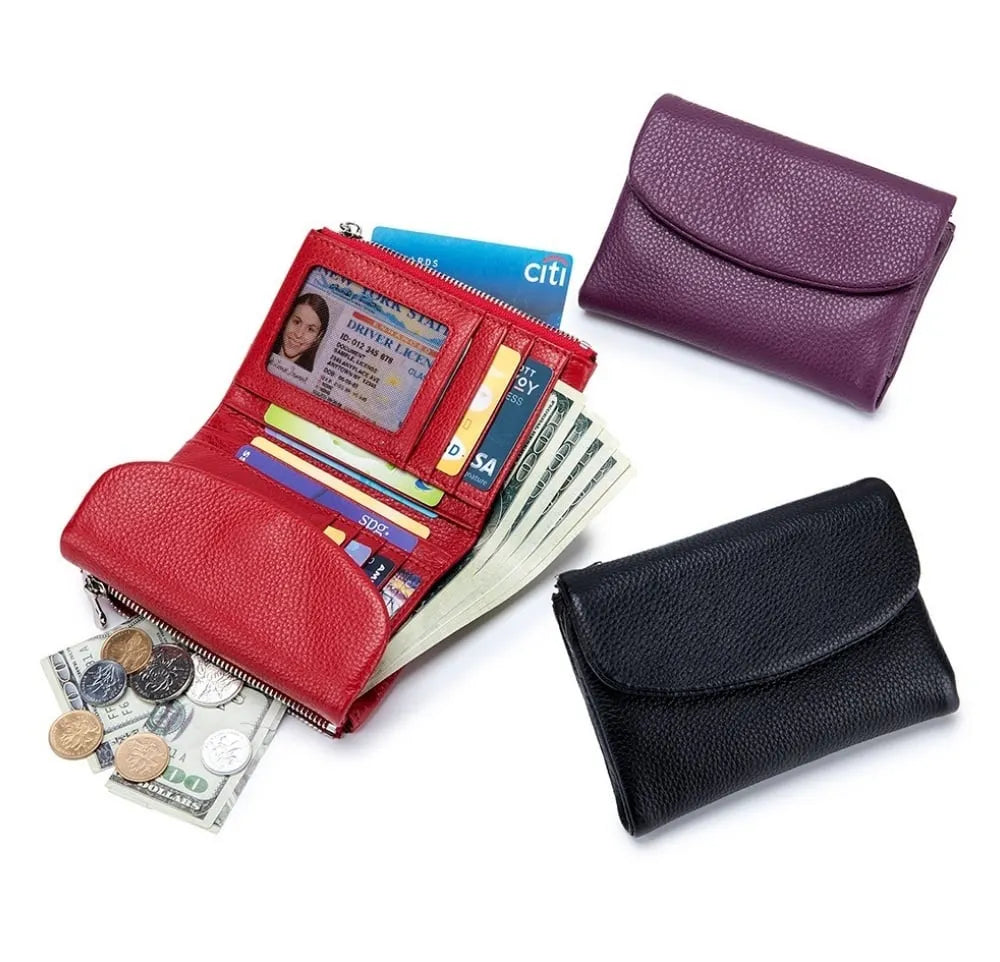 Elegant Leather Wallet Practical Organization