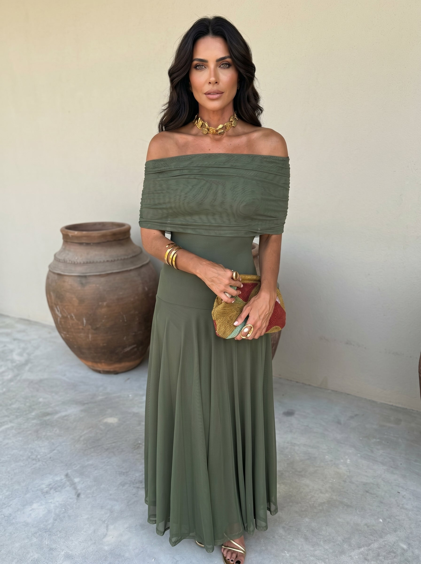 Elegant Silk Tulle Dress