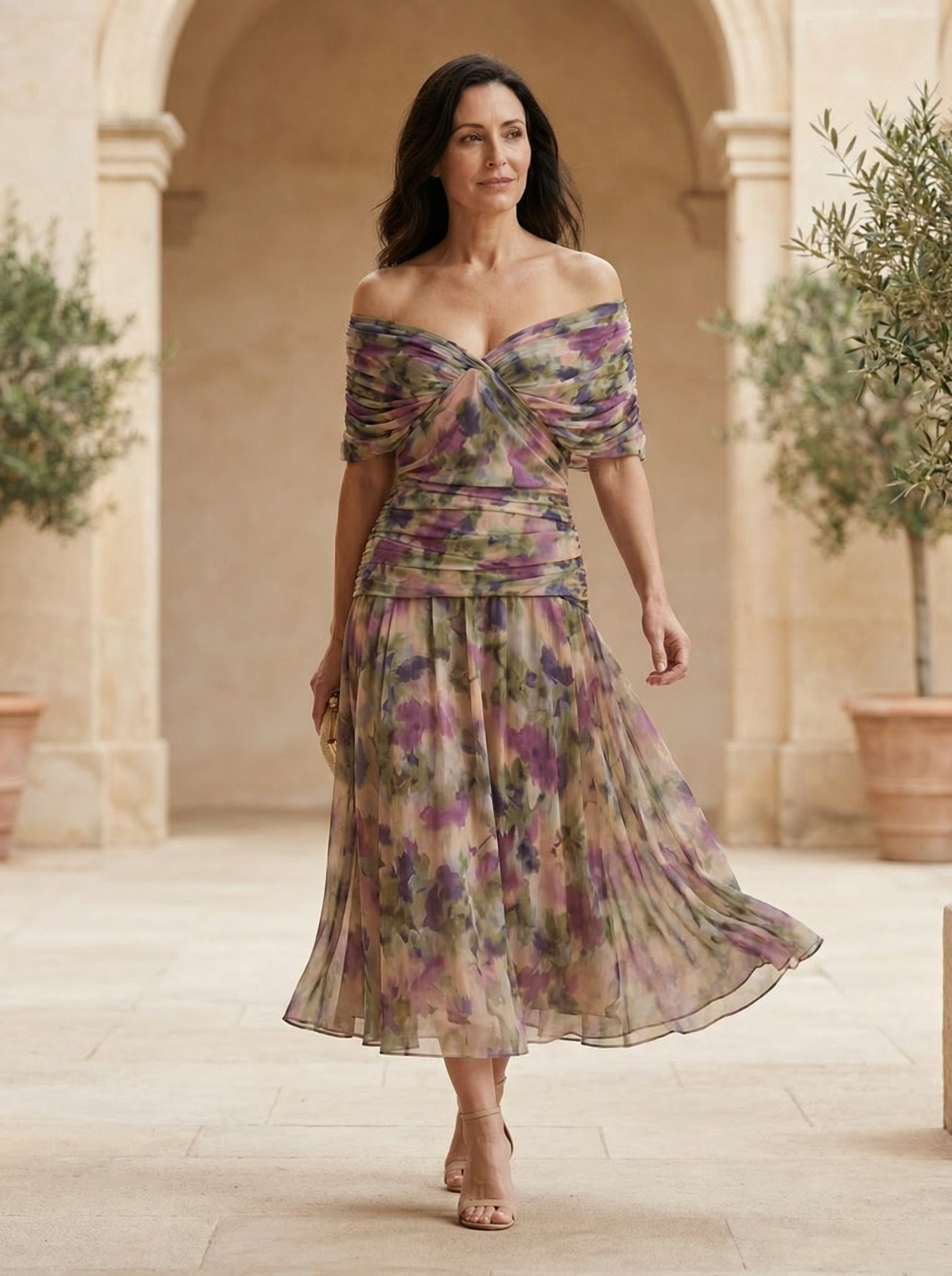 Elegant Silk Dress
