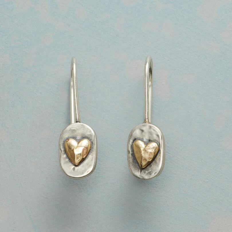Soft Symbolic Heart Earrings for Everyday