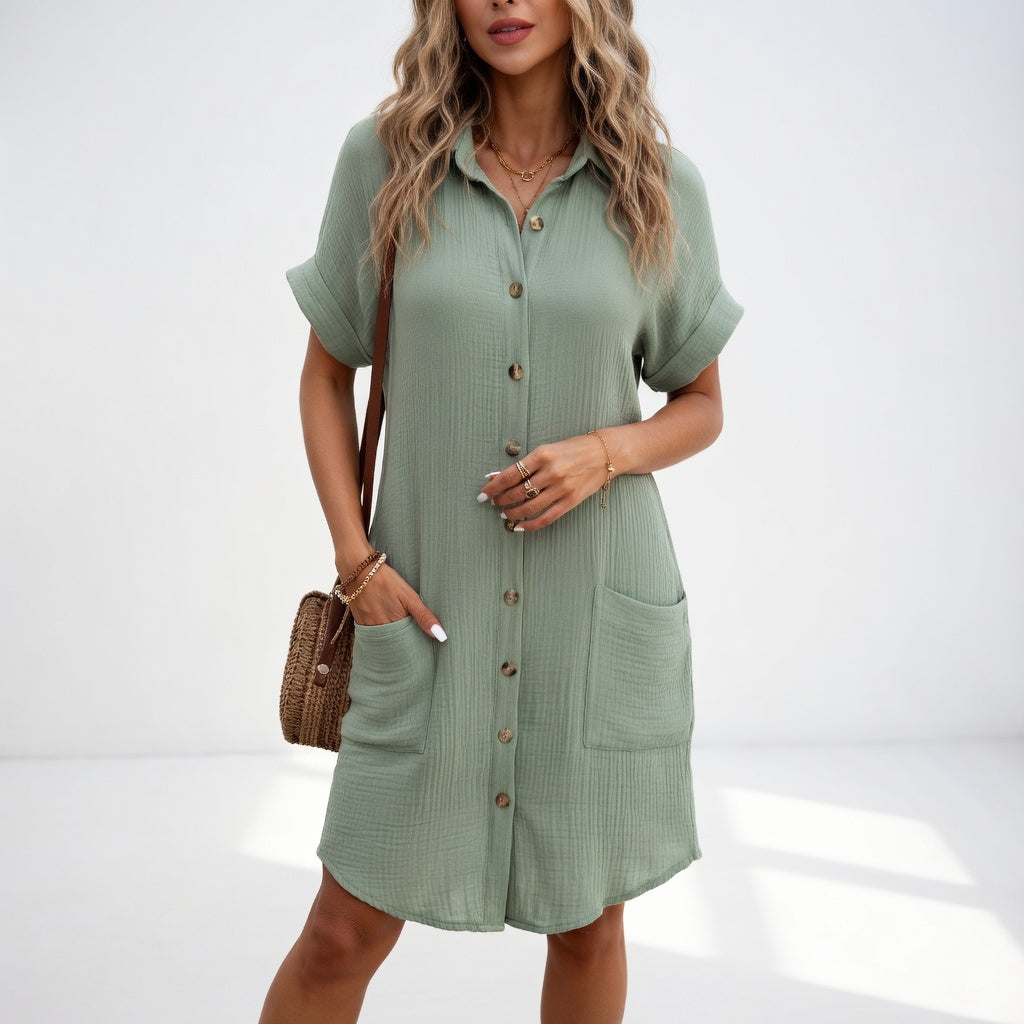 Elegant Easy to Wear Shirt Dress