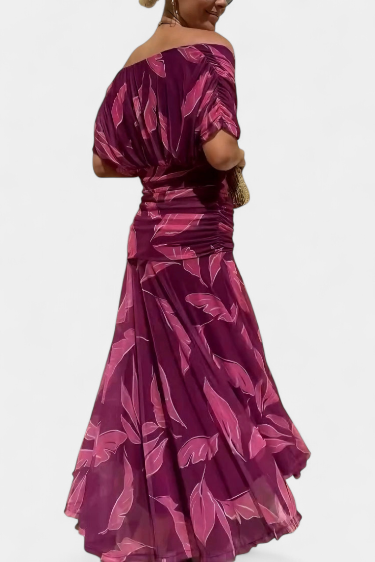 Floral Dress with Airy Grace