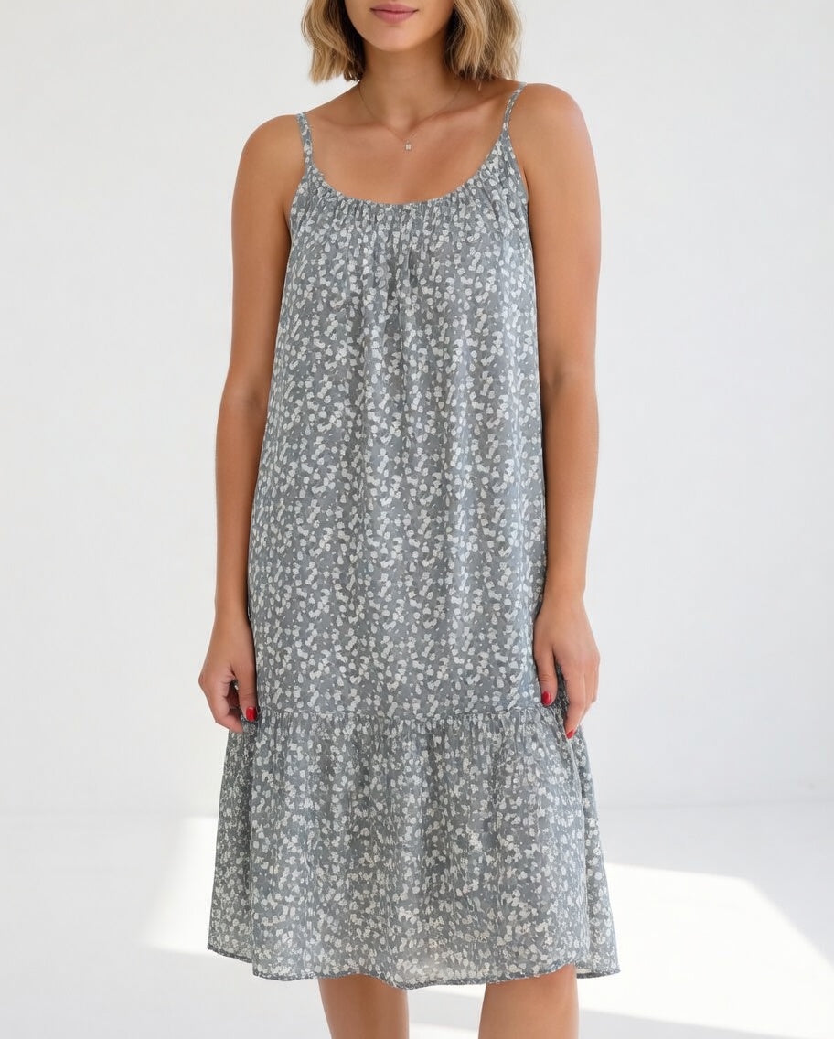 Lightweight Dress with Delicate Print for Effortless Summer